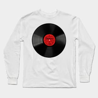 Denver Gift Retro Musical Art Vintage Vinyl Record Design Long Sleeve T-Shirt